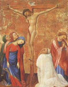 The Crucifixion with a Carthusian Monk